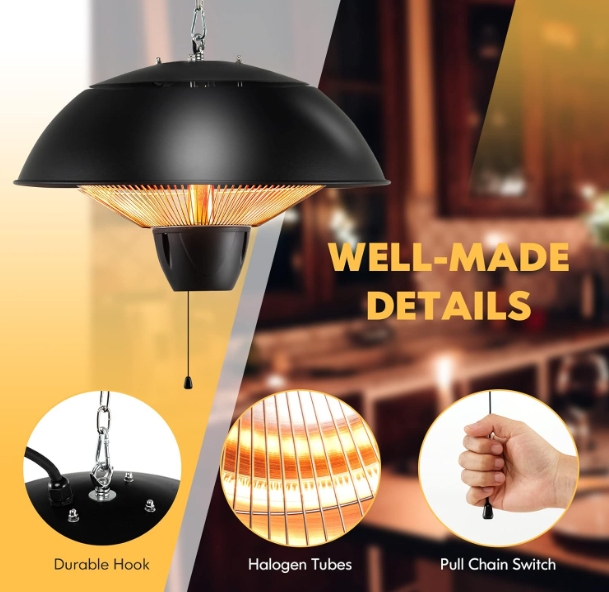 IP66 waterproof outdoor heater